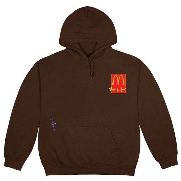 Cactus Jack by Travis Scott X McDonalds collab Cactus Pack Sticker Hoodie - L - Picture 2 of 2